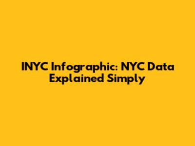 INYC Infographic: NYC Data Explained Simply