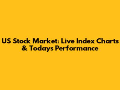 US Stock Market: Live Index Charts & Today's Performance