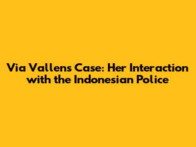Via Vallen's Case: Her Interaction with the Indonesian Police